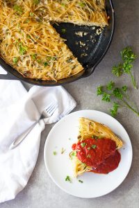 Spaghetti Alla Chitarra Pie