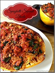 Spaghetti Squash Boats