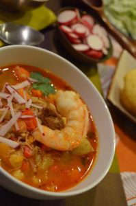 Spanish Stew With Spicy Sausage And Shrimp