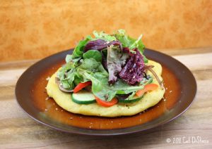 Stovetop Salad Pizza