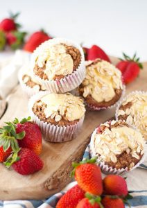 Strawberry And Cream Cheese Breakfast Muffins