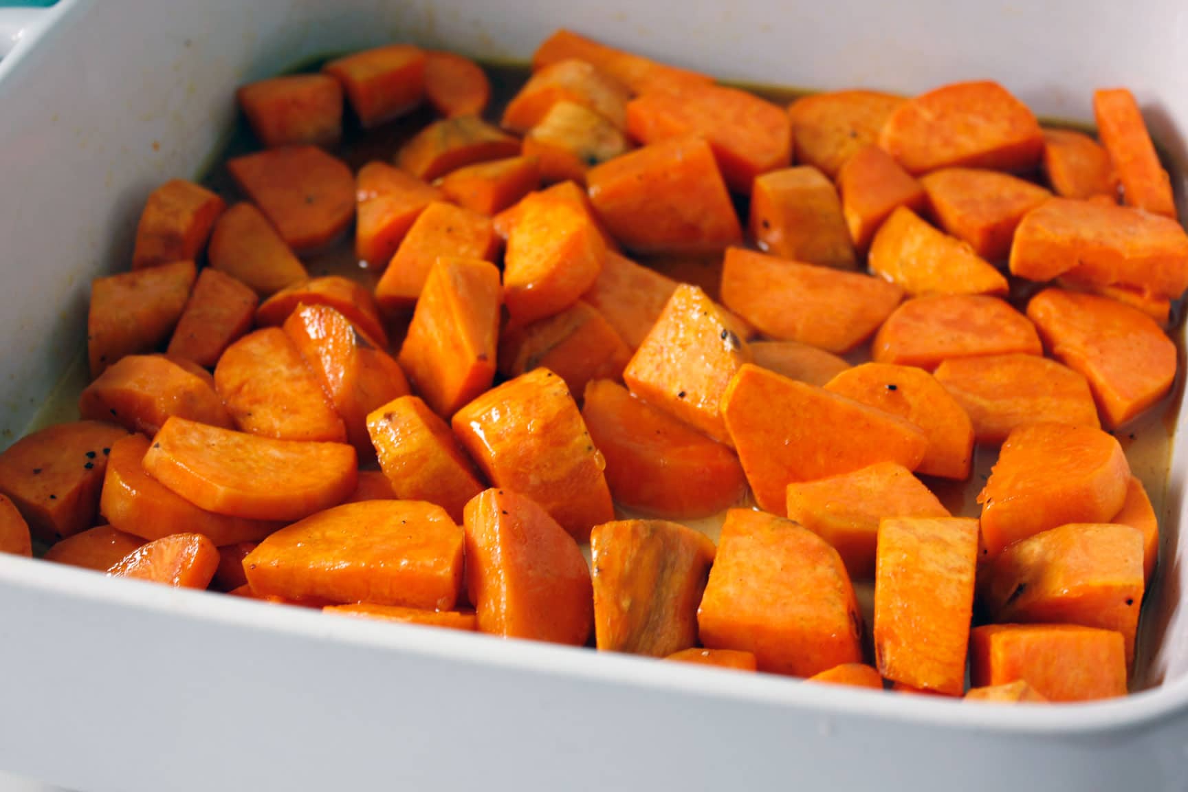 Spiced Maple Sweet Potatoes by Bite-Sized Victories