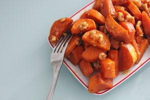 Spiced Maple Sweet Potatoes