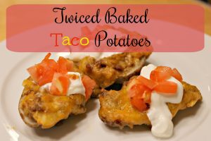 Twice Baked Taco Potatoes