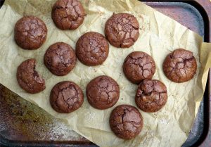 Salty Sweet Truffle Cookies