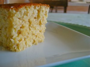 Cornbread With Honey Goat Cheese Spread