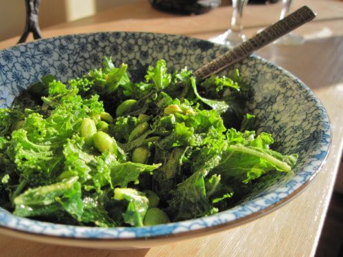 Kale Salad With Avocado & Edamame