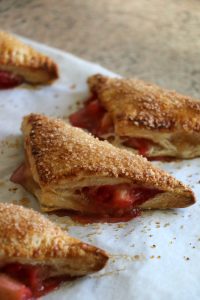 Crisp Apple And Raspberry Turnovers