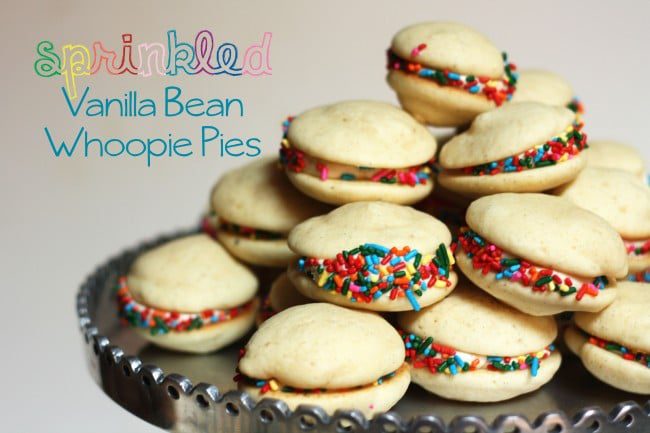 Bake: Sprinkled Vanilla Bean Whoopie Pies