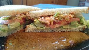 Tomato And Avocado Sandwich