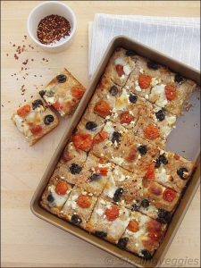 Tomato And Olive Whole Wheat Focaccia