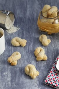 Sugar Crusted Twisted Cookies [Torcettini Di ST.Vincent ]