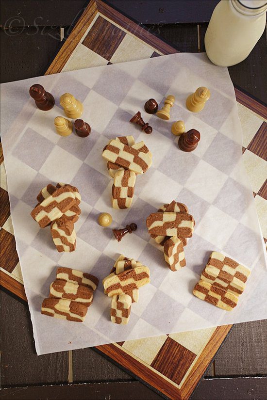 Checker Board Cookies
