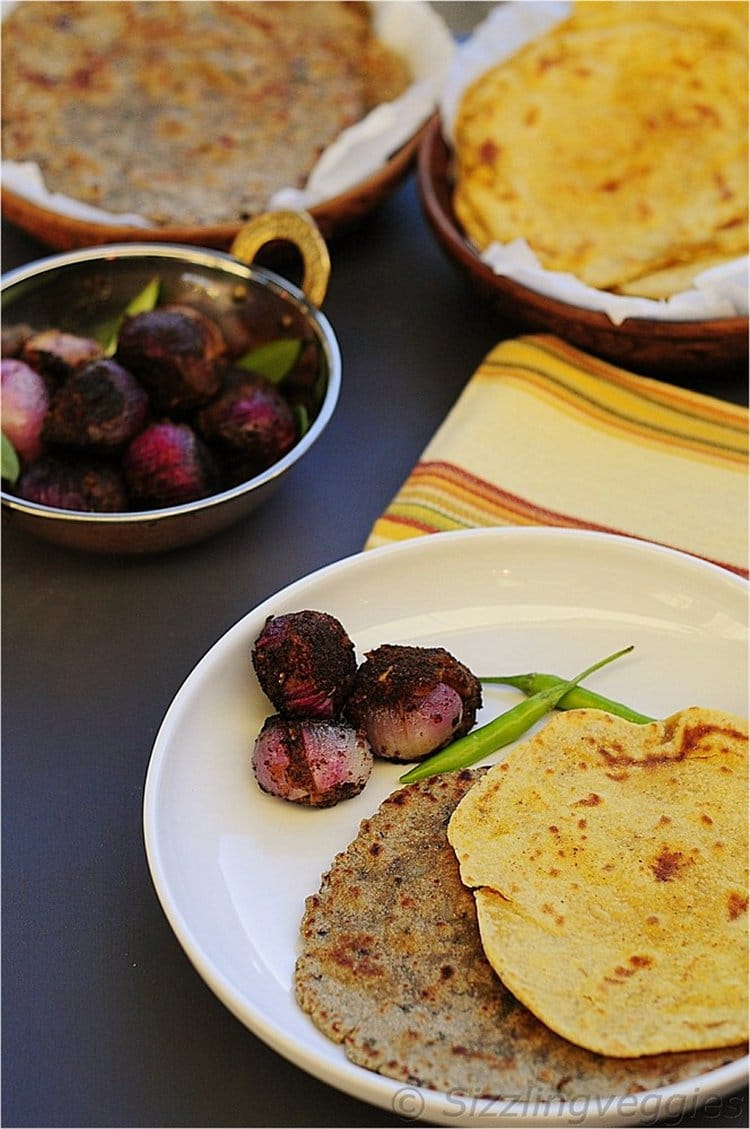 Besan Masala Roti And Bajra Aloo Roti