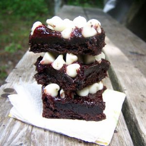 Raspberry White Chocolate Brownies