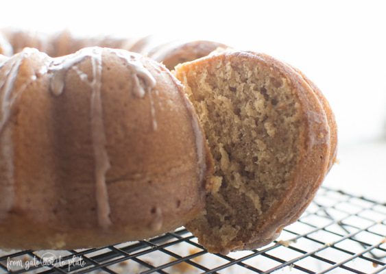 Cinnamon Bundt Coffee Cake -- From Gate to Plate -- BundtBakers