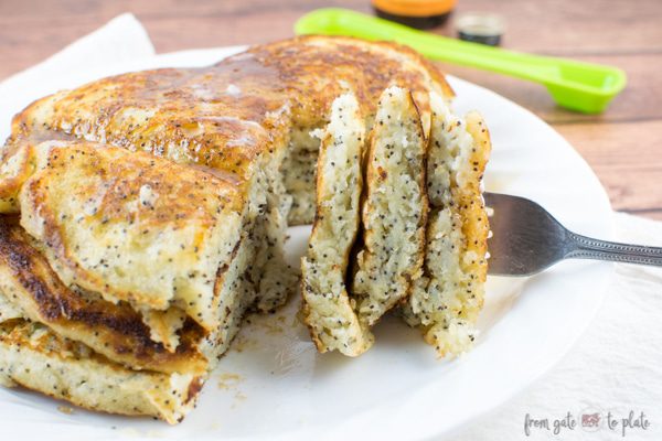 Orange Poppy Seed Pancakes