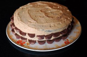 Vegan Chocolate Peanut Butter Cake