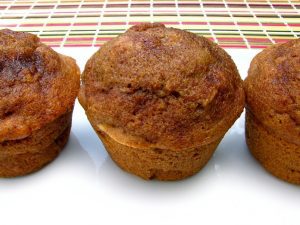 Sourdough Whole Wheat Apple Cinnamon Muffins