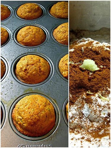 Pumpkin Zucchini Muffins