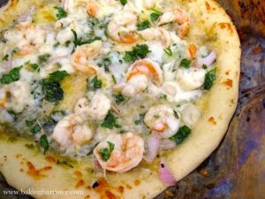 Shrimp Scampi Pizza