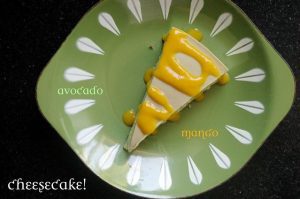 Avocado Mango Cheesecake