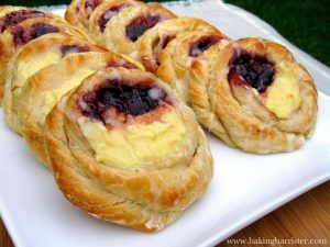 Raspberry And Cheese Danish