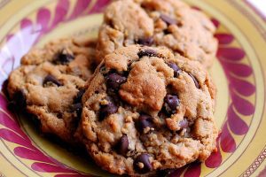 Peanut Butter-Toffee Chocolate Chip Cornflake Cookies