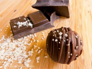 Panko Chocolate Truffles With Sea Salt