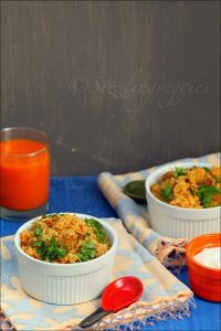 Soya Chunks Biryani