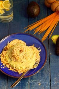 Spaghetti With Creamy Avocado Sauce