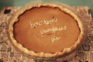 Boozy Bourbon Pumpkin Pie