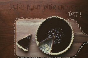 Gluten-Free Salted Peanut Butter Chocolate Tart