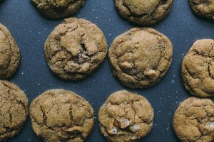 Chewy Double Ginger Cookies