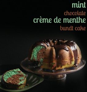 Chocolate Crème De Menthe Bundt Cake