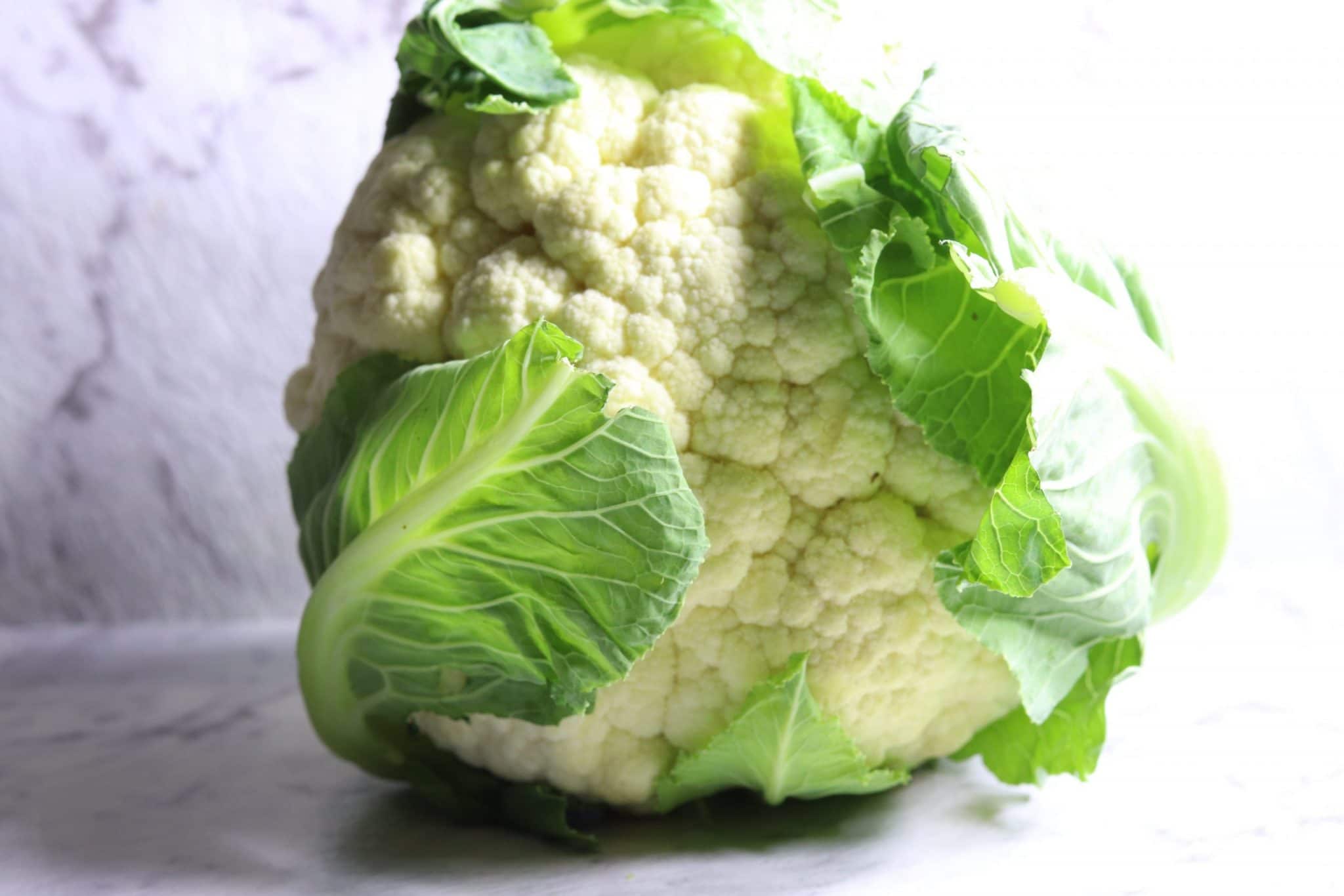 Cauliflower and Turmeric Vegan Soup with Coriander