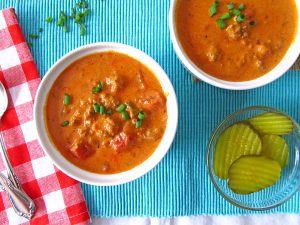 Cheeseburger Soup