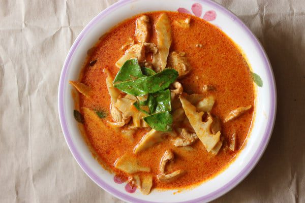 Chicken Red Curry With Bamboo Shoot