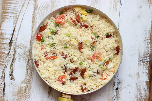 Chinese Sausage Fried Rice