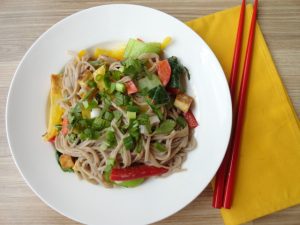 Peanut Soba Noodle Bowls