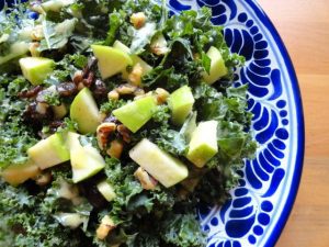 Apple Dijon Kale Salad