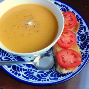 Creamy Carrot And Sweet Potato Soup