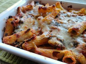Baked Rigatoni With Chicken Sausage