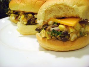 Black Bean And Corn Sliders