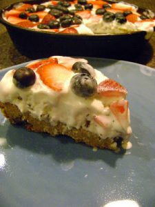 Patriot's Berry Chocolate Chip Pie