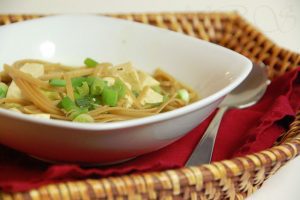 Get-Well Soup (Tofu Noodle Soup With Ginger And Scallions)