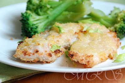 Panko-Parmesan Crusted Tilapia
