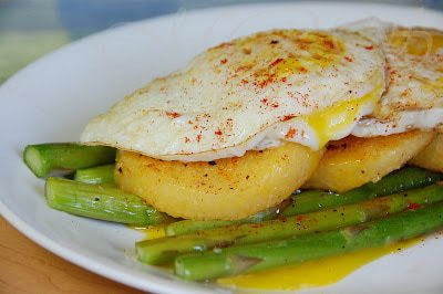 Easter: Polenta With Asparagus And Egg