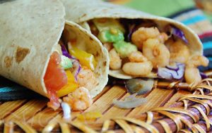 White Girl's Shrimp Fajitas