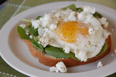 Open-Faced Breakfast Sandwich